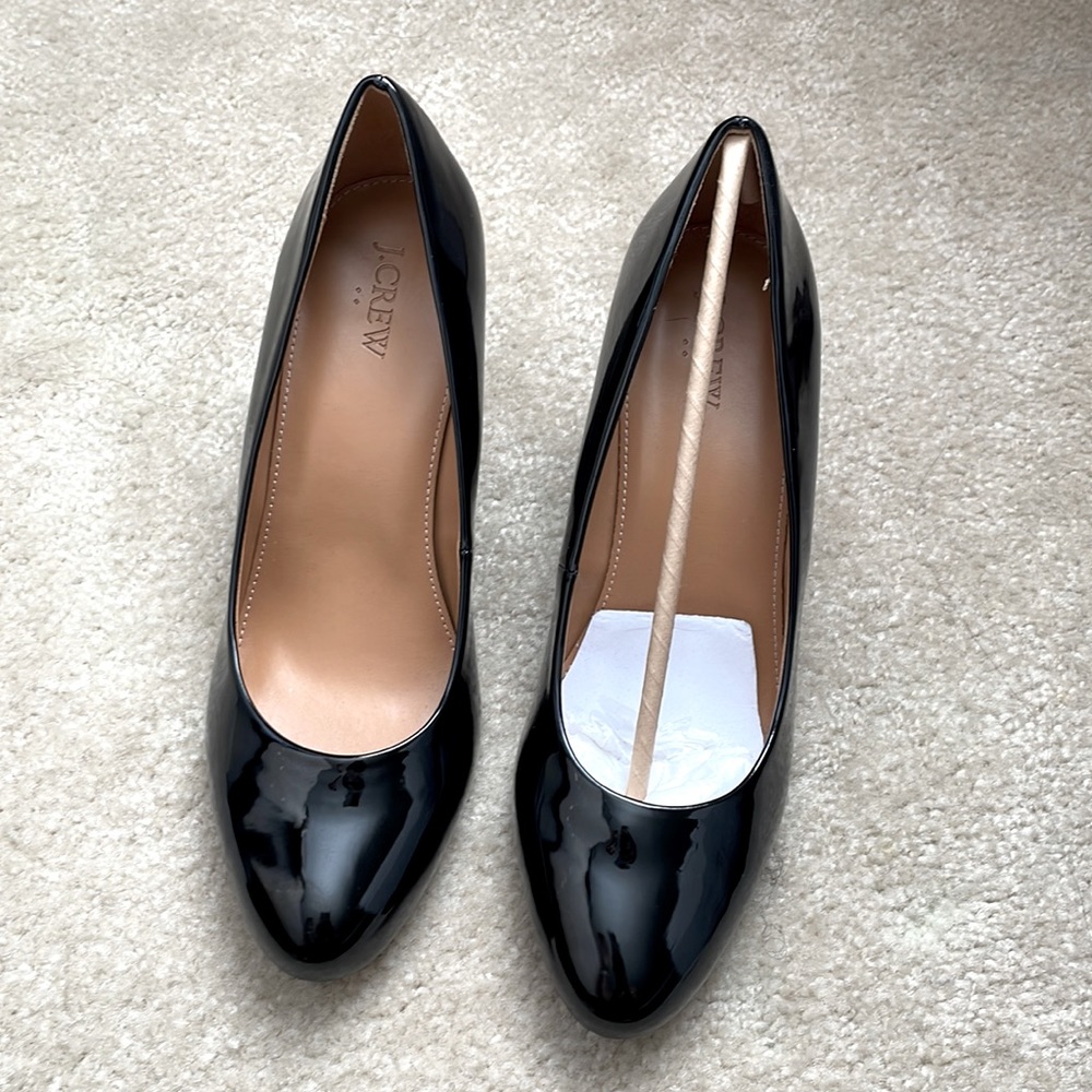 J. Crew Sylvia patent wedges